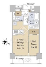 アクシルコート日本橋本町 11階 間取り図