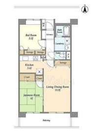 UURコート白鷺 404 間取り図