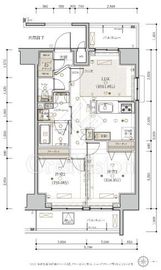 ステージグランデ元浅草 9階 間取り図