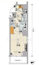 スカイコート品川南大井 7階 間取り図