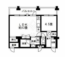 高井戸第二ハイホーム 8階 間取り図