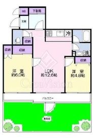 ハイホーム御殿山 1階 間取り図