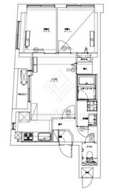 ミリアレジデンス高円寺 2階 間取り図