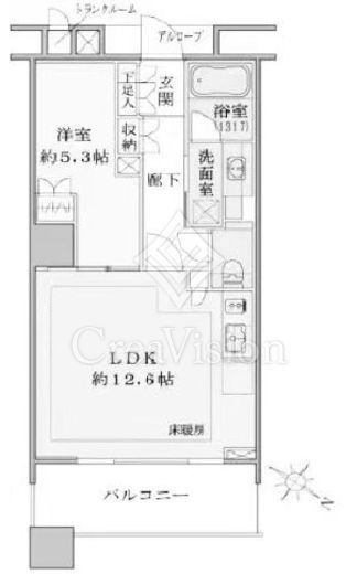 ブリリアマーレ有明 28階 間取り図