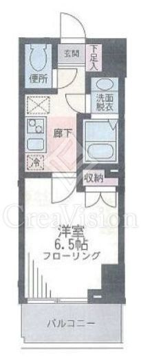 ザ・パーククロス藤沢 1302 間取り図