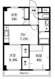 CITY SPIRE横浜和田町(シティスパイア横浜和田町) 502 間取り図