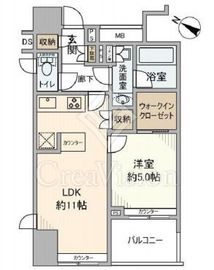 リビオ日本橋人形町 15階 間取り図