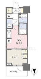 パークシティ中野ザタワーエアーズ 17階 間取り図