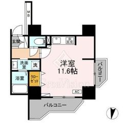 コラム神泉 105 間取り図