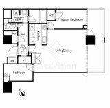 ザ・タワー横浜北仲 26階 間取り図