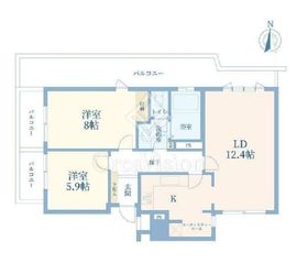 シャルマン松濤 3階 間取り図