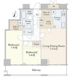 ザ・ライオンズ上野の森 3階 間取り図