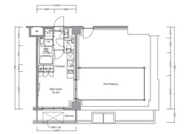 ディームス麻布狸穴町 601 間取り図