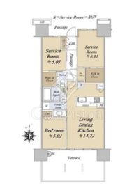 シティテラス赤羽THE EAST 1階 間取り図