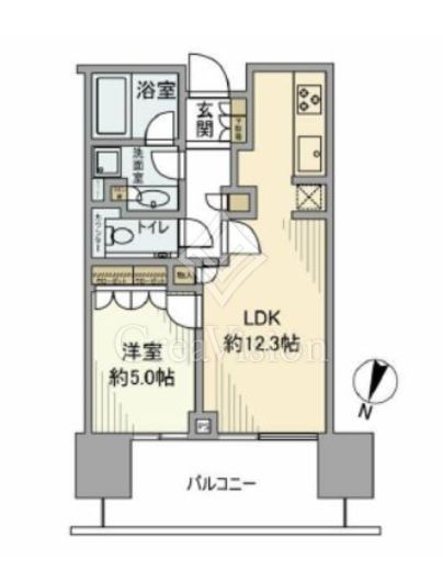二子玉川ライズタワー 17階 間取り図