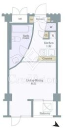 シンシア三軒茶屋レジデンスカフェ 3階 間取り図