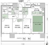 シティタワーズ板橋大山サウスタワー 13F1 間取り図
