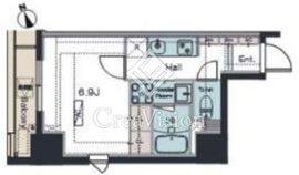 ラグゼナ平和島 2階 間取り図