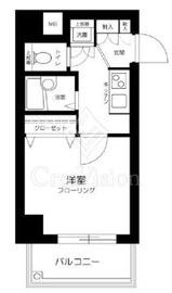 ミリオンガーデン早稲田 8階 間取り図