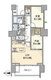 HARUMI FLAG PARK VILLAGE (晴海フラッグ パークヴィレッジ) 6階 間取り図