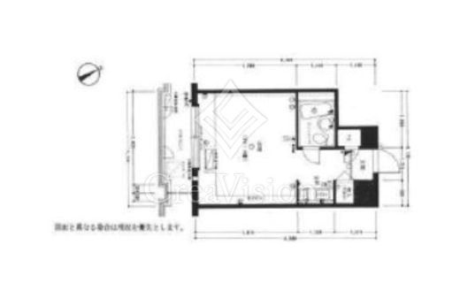 ラポール茅場町 7階 間取り図