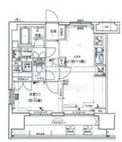 デュオシティ上野松が谷 5階 間取り図