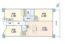 リビオ荻窪レジデンス 3階 間取り図