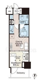 ベルファース森下フォレスト 1102 間取り図