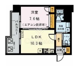 ドムス常盤 1007 間取り図