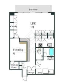 代々木の杜ハイツ 5階 間取り図