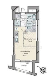 パークコート恵比寿 7階 間取り図