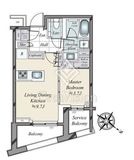 パークコート恵比寿 4階 間取り図