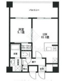 コモド川崎 802 間取り図