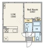 Alivis東日暮里 501 間取り図
