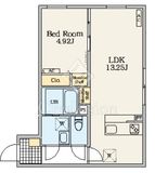 Alivis東日暮里 202 間取り図