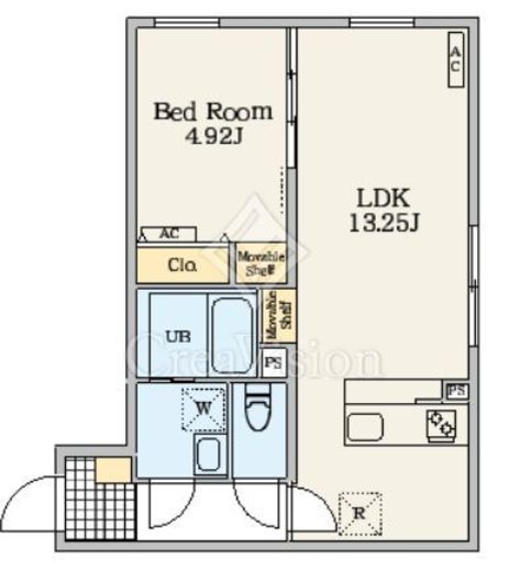 Alivis東日暮里 502 間取り図