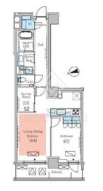 パークアクシス元麻布 302 間取り図