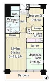 クリケットヒル富ヶ谷 203 間取り図