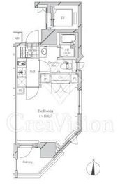 フトゥールス南麻布 904 間取り図