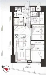 ナビウスオペラ通り 5階 間取り図