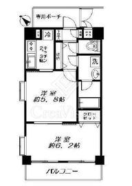 ハイシティ目黒弐番館 7階 間取り図