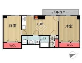 玉川台スカイマンション 5階 間取り図