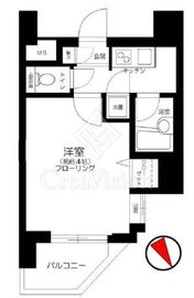 パレステュディオ芝浦東京ベイ 2階 間取り図