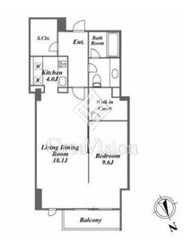 オパス有栖川テラス＆レジデンス 3階 間取り図