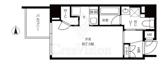 ステージファースト明大前アジールコート 5階 間取り図
