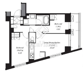 フレンシア田端南 2階 間取り図