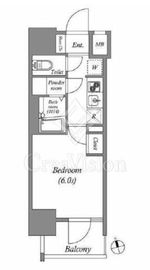 エスタート品川南大井 701 間取り図