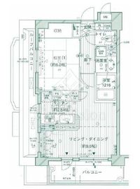 パークサイドリックス中延 10階 間取り図
