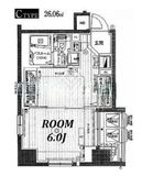 エステムプラザ両国北斎通り 3階 間取り図