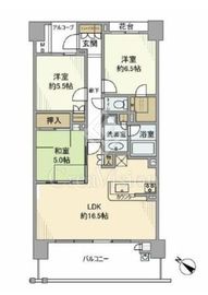 川崎サイトシティ 5階 間取り図